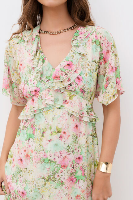 Robe Rcamille vert clair femme