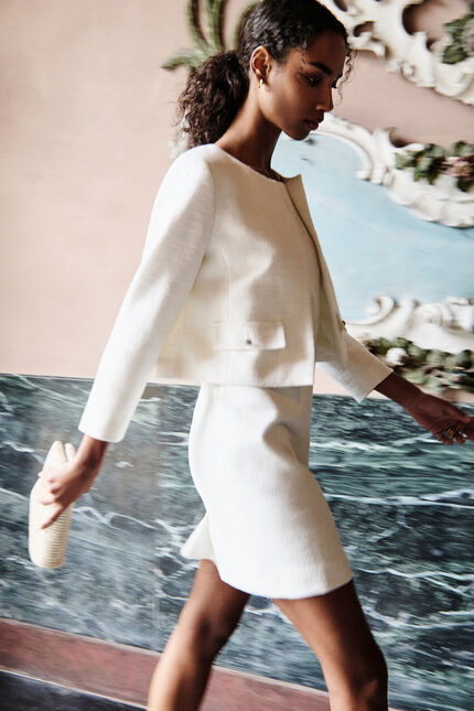 Veste Virtuel ecru femme