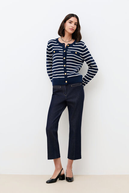 Veste Mrobin bleu marine femme
