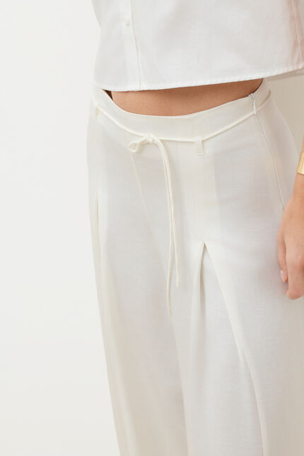 Pantalon Partage ecru femme