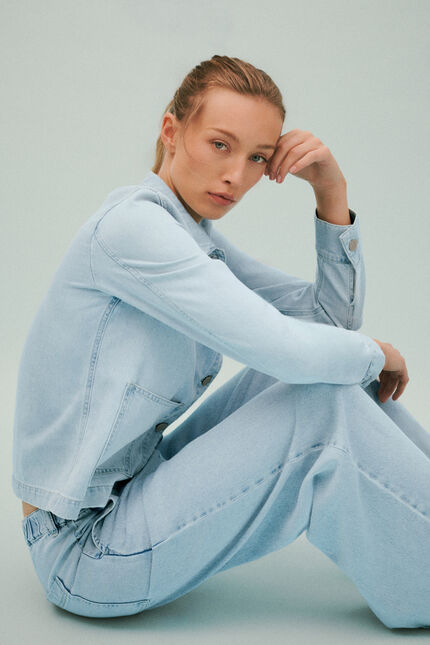 Veste Vanina3 bleu ciel femme