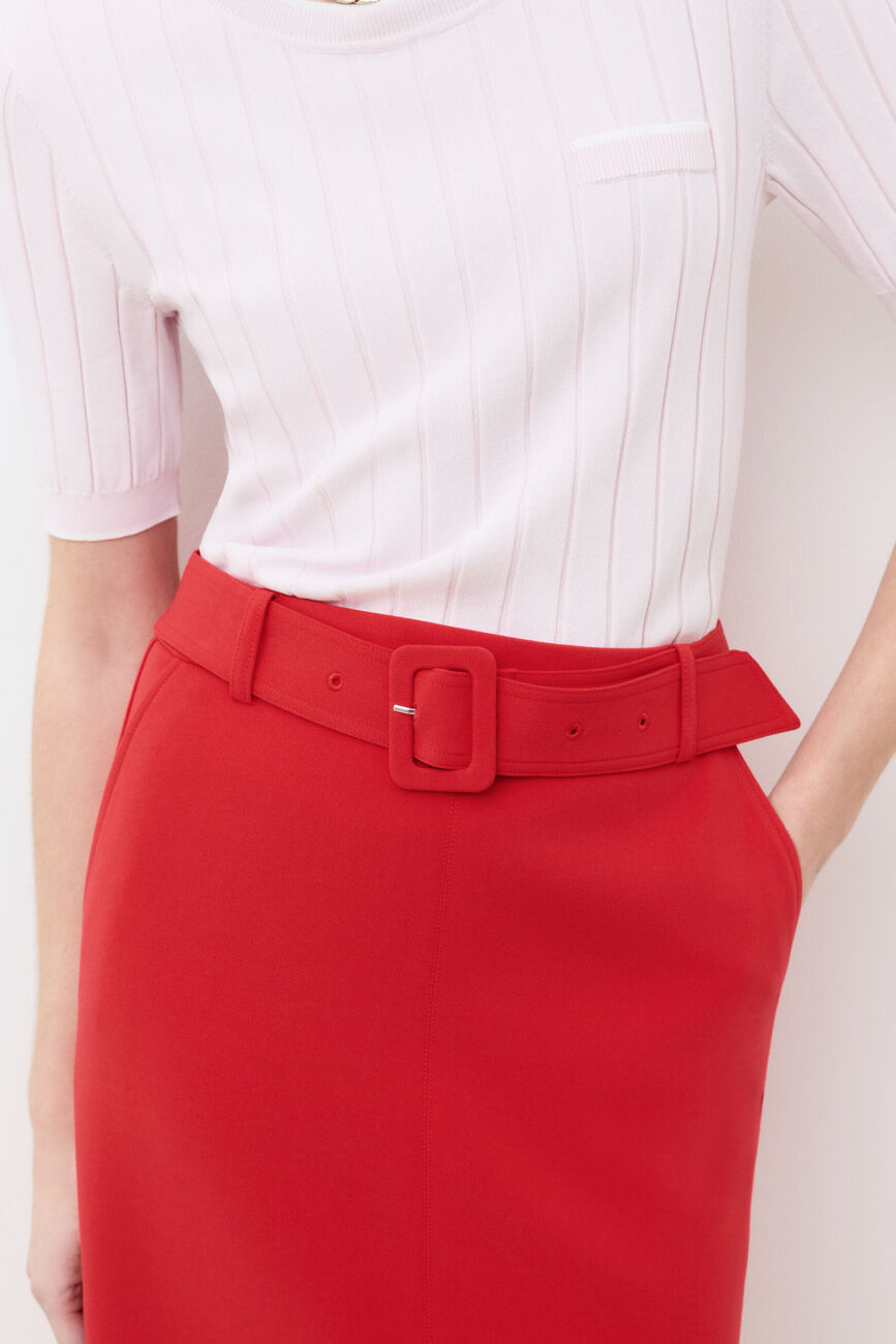Jbonheur skirt red woman