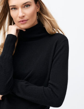 pull dylan b 100% cachemire noir femme