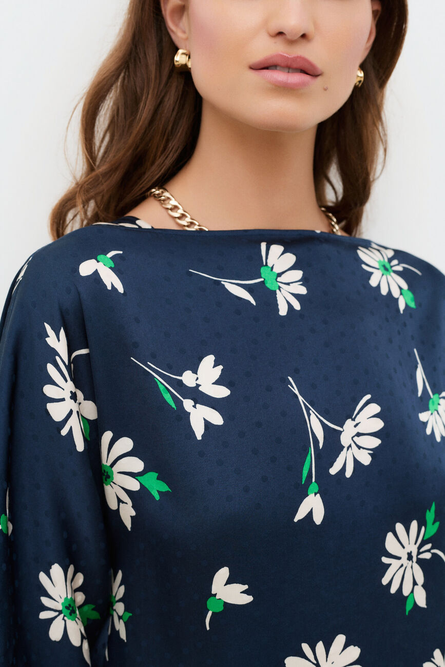 Camicia Cscarf blu navy donna