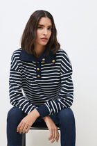 Sweatshirt Tlouis navy blue woman