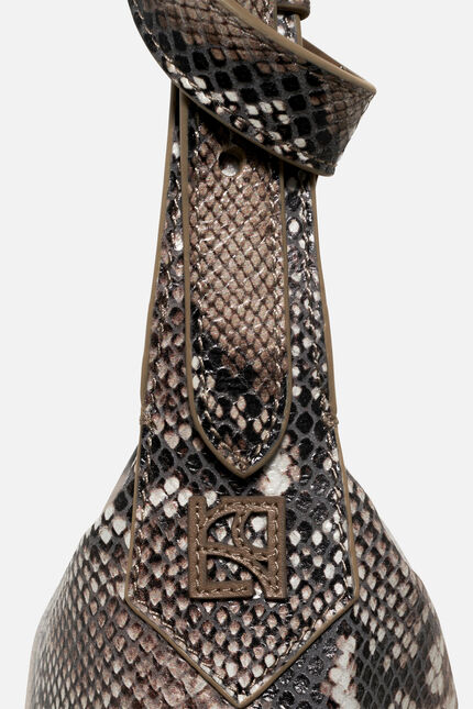 Sac Soa en cuir naturel taupe femme