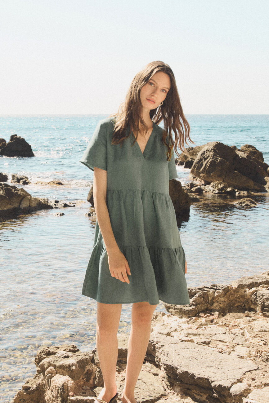 Robe Rpatricia vert femme