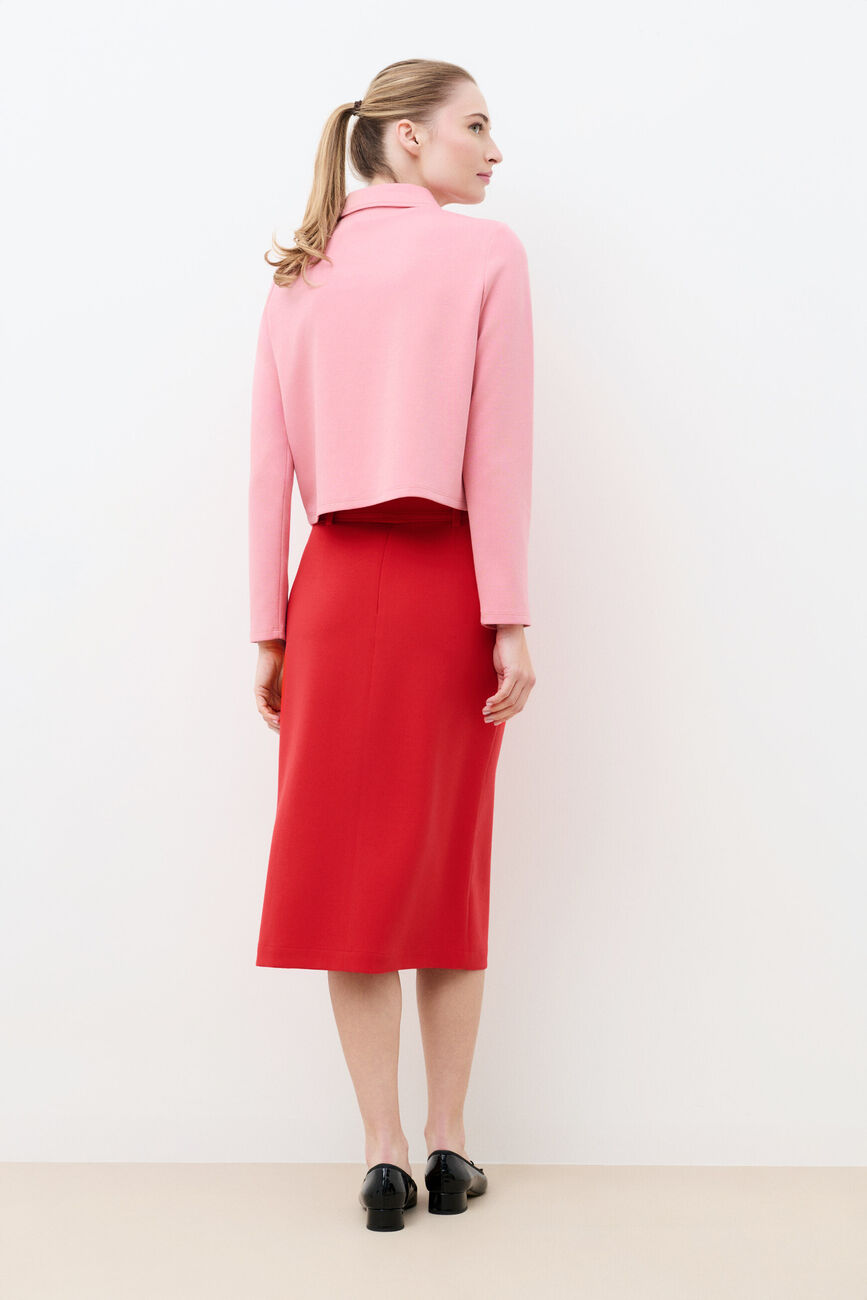 T-shirt Tpolo rose clair femme