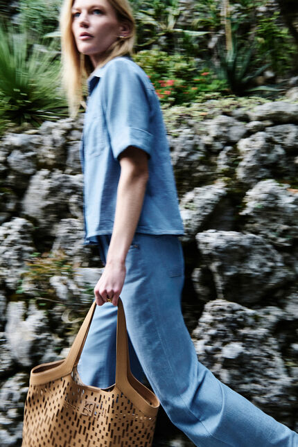 Chemise Carris denim baby bleu femme