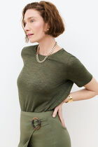 T-shirt Tmara khaki green woman