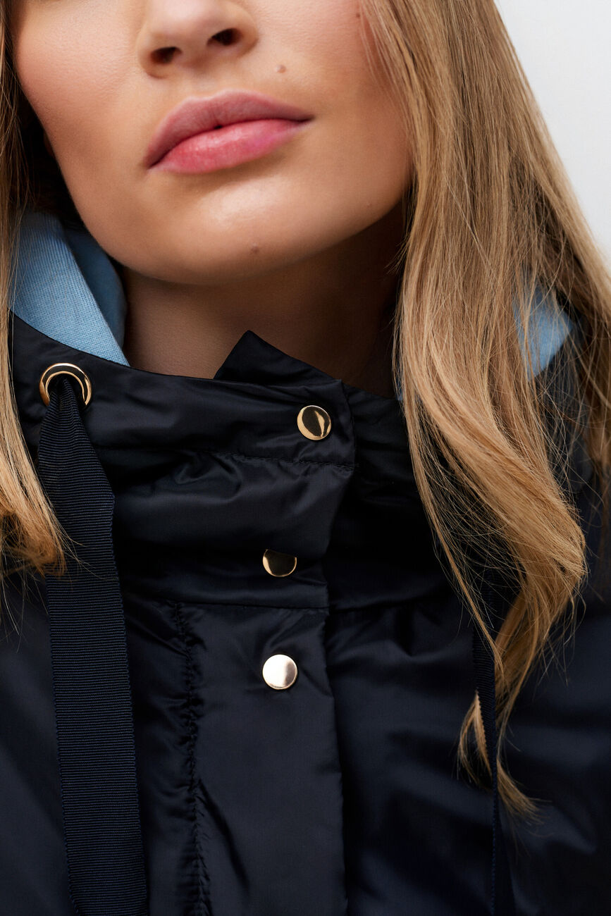 Cappotto Galixe blu navy donna