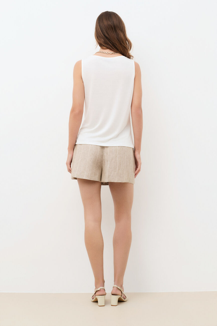 T-shirt Tbena ecru femme