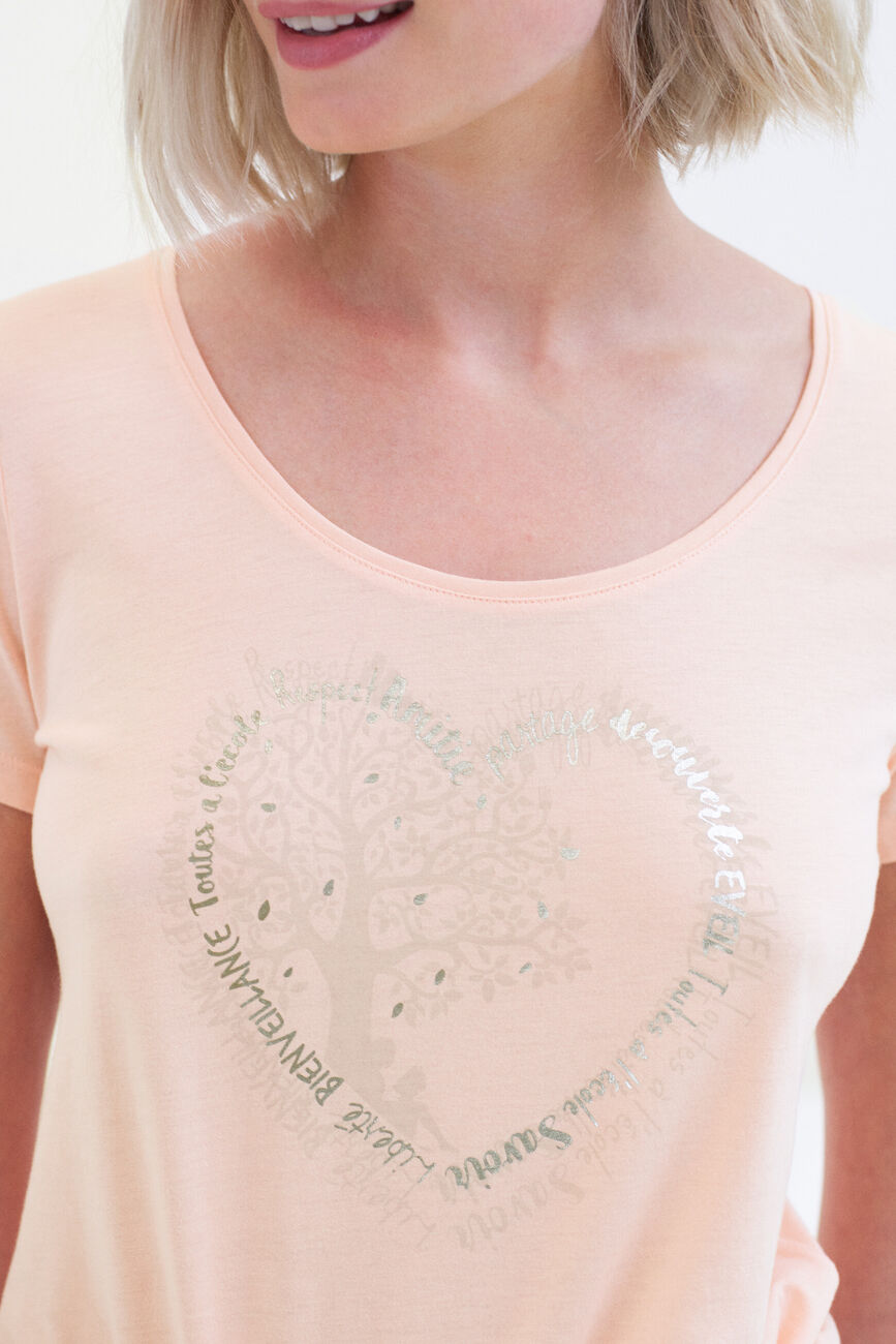 Janice Toutes &agrave; l'&Eacute;cole t-shirt fuchsia pink woman