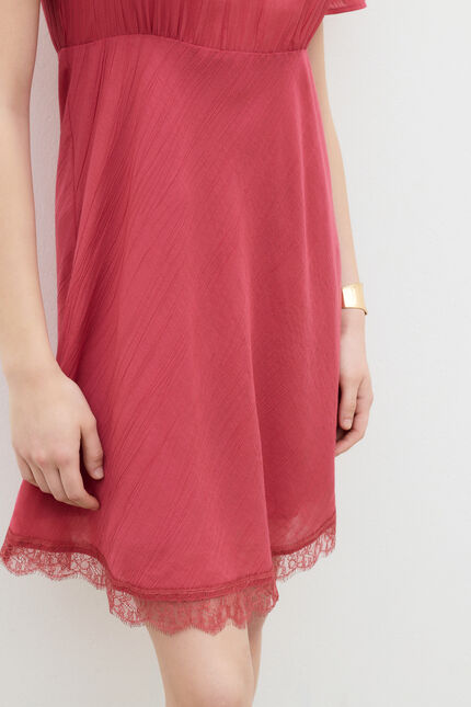 Robe Roselina vieux rose femme