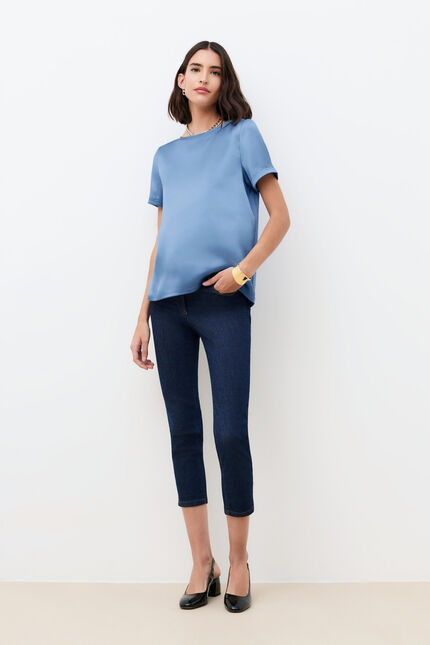 T-shirt Tarty lichtblauw vrouw