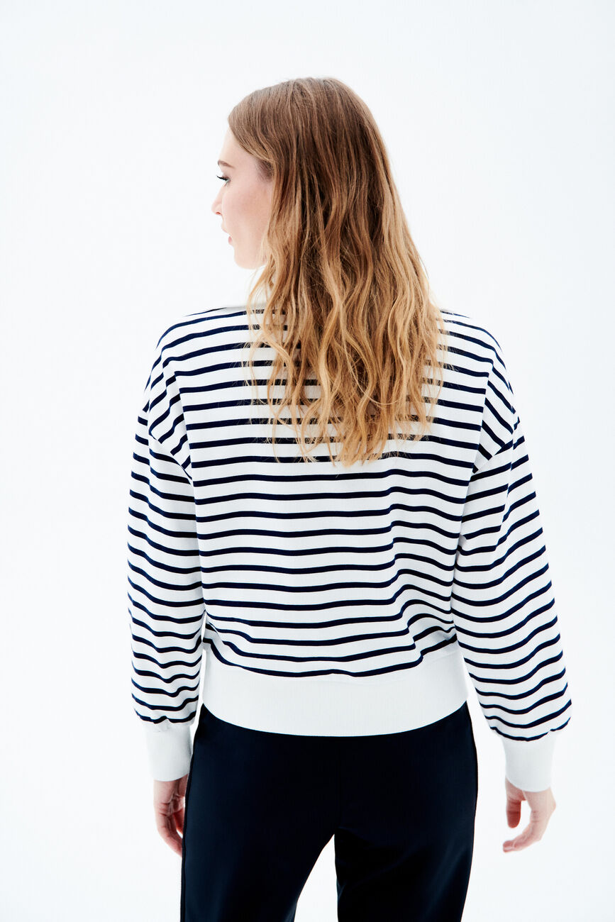 Sweatshirt tleandro bleu marine femme