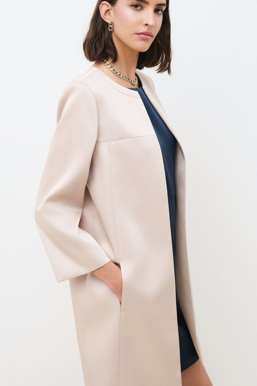Manteau Gjessy couleur or femme