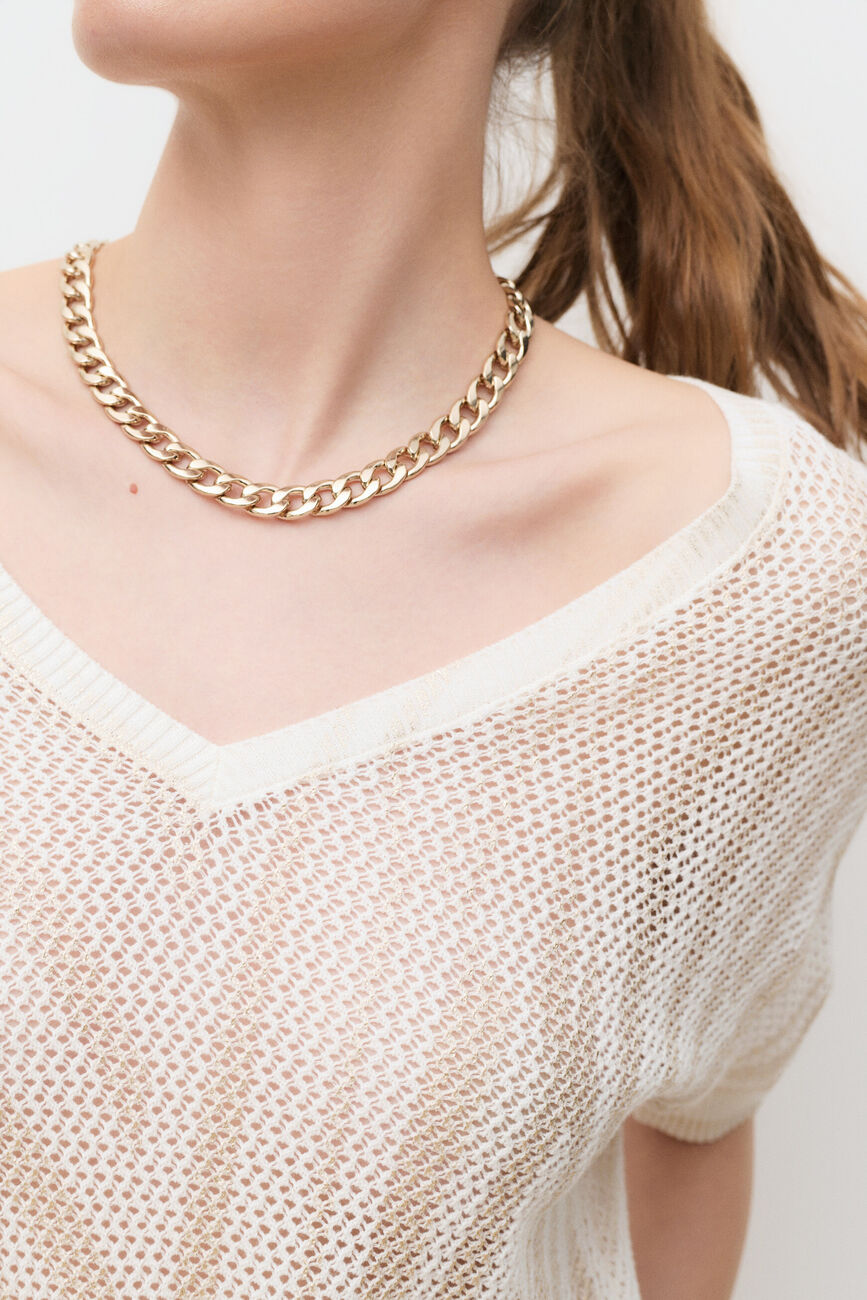 Pull Miami2 couleur or femme