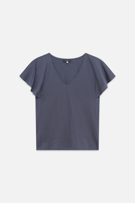T-shirt Tara gris fonc&eacute; femme