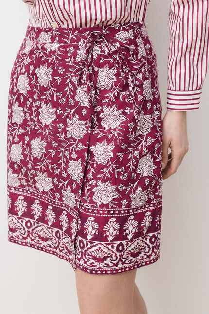 Jupe Joude3 bordeaux femme