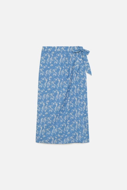 Jupe Jeleste bleu femme