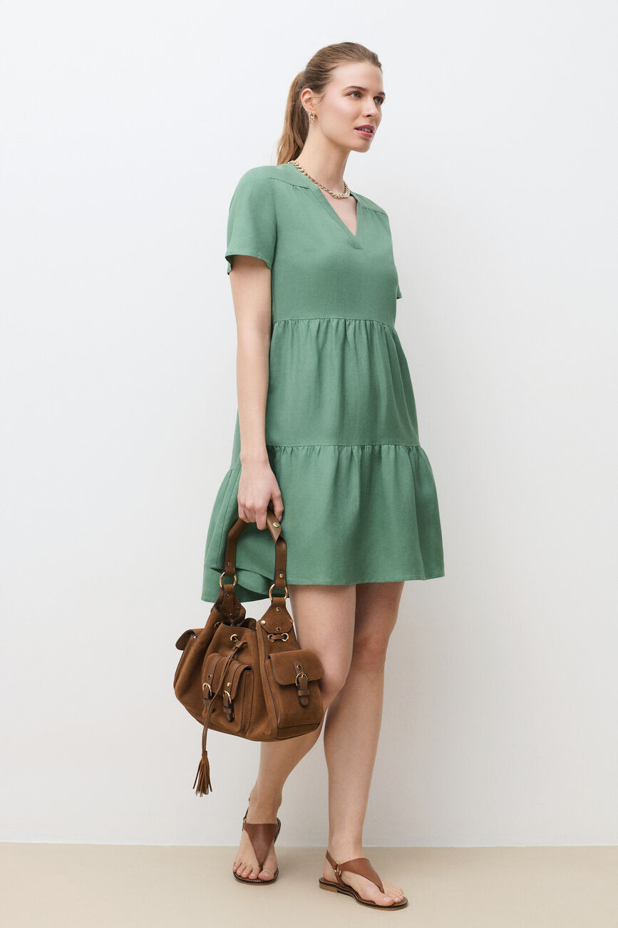 Robe Rpatricia vert femme