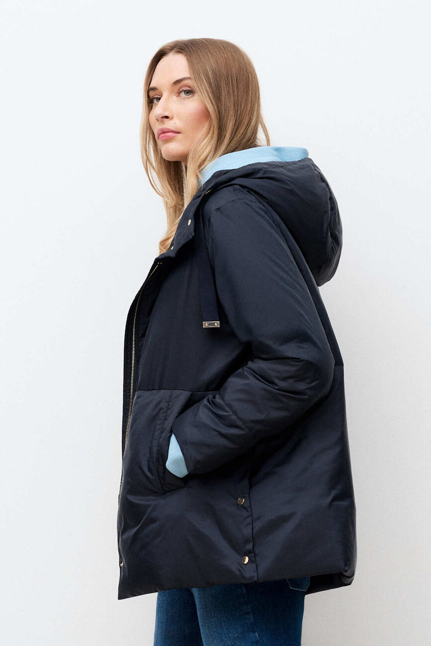 Cappotto Galixe blu navy donna