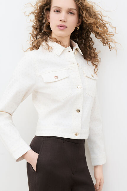 Blouson Volubile ivoire femme