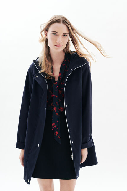 Manteau gvenard bleu marine femme