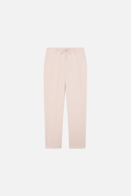 Pantalon Pastel rose nude femme