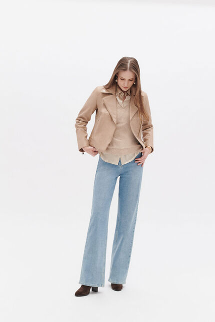 Veste vesna marron femme