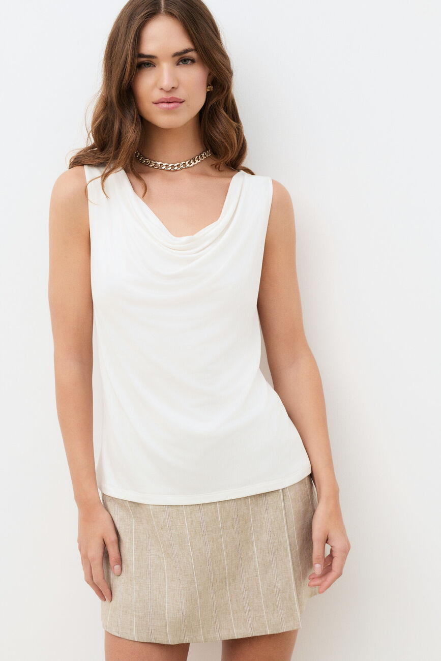 T-shirt Tbena ecru femme