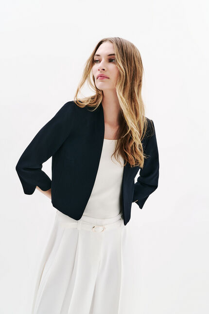 Veste vangela bleu marine femme