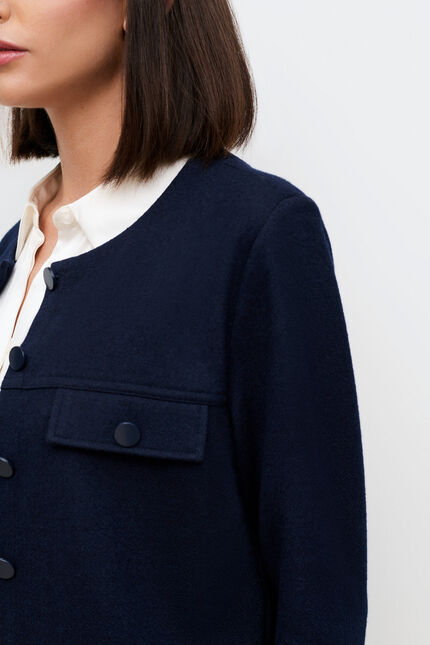 Veste Tzoe bleu marine femme