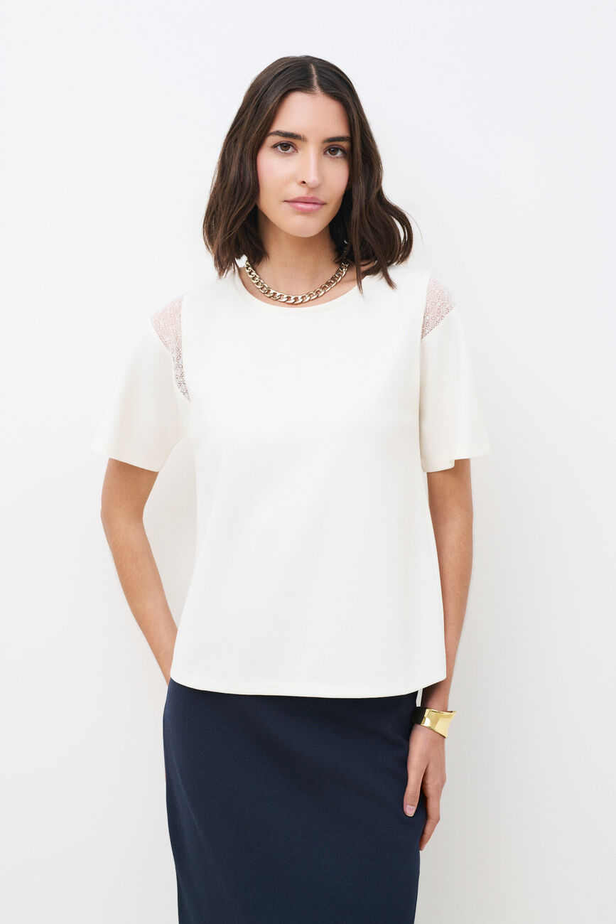 Camiseta Touline cru mulher