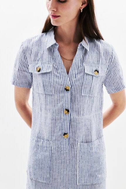 Robe laure1 denim stone femme