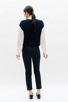 psidiko2 trousers navy blue woman
