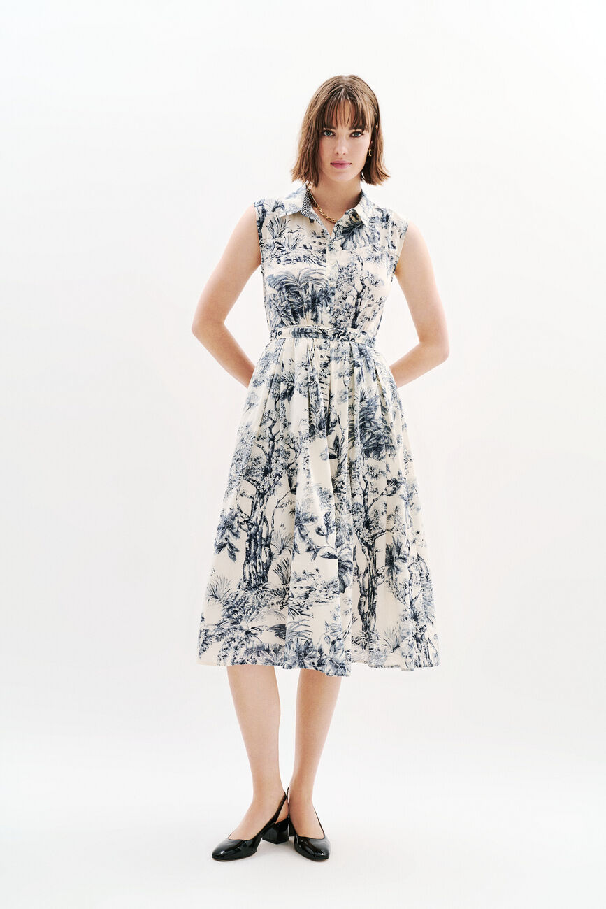 Jurk rbetty marineblauw vrouw