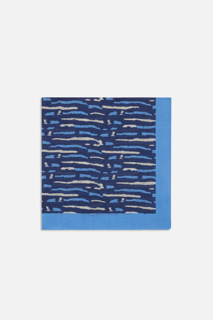 Lenira scarf navy blue woman
