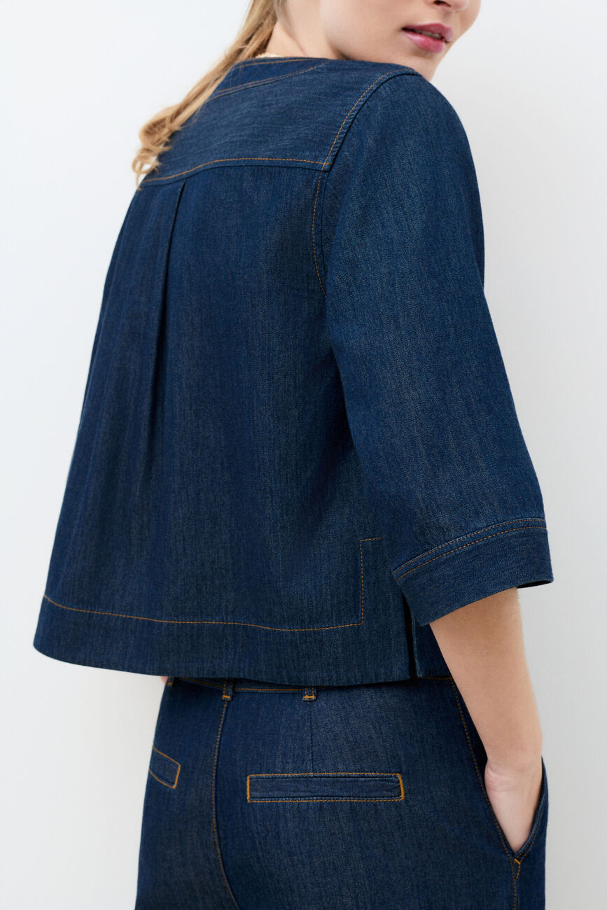 Camicia Calisa denim double stone donna