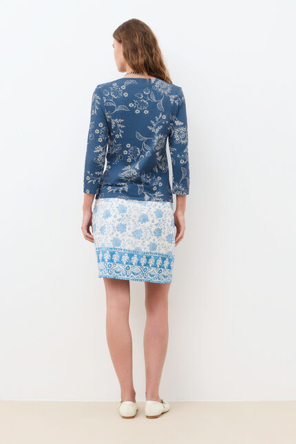 T-shirt Tmousse bleu clair femme