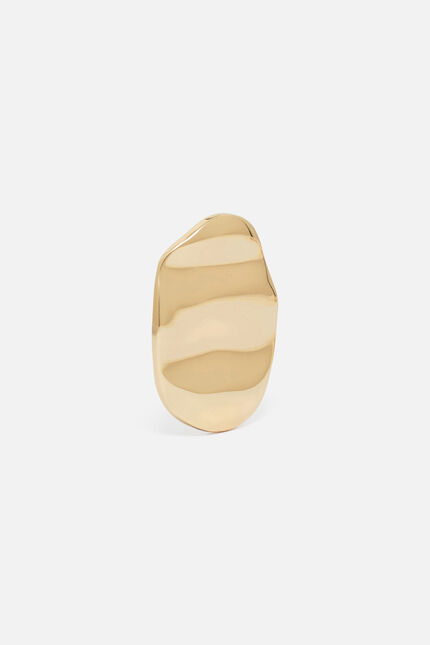 Broche Wavy couleur argent femme