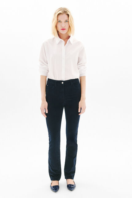 Pantalon pchicagov bleu marine femme