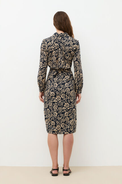 Robe Rosane bleu marine femme