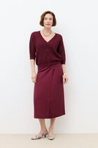 Cardigan Miranda burgundy woman