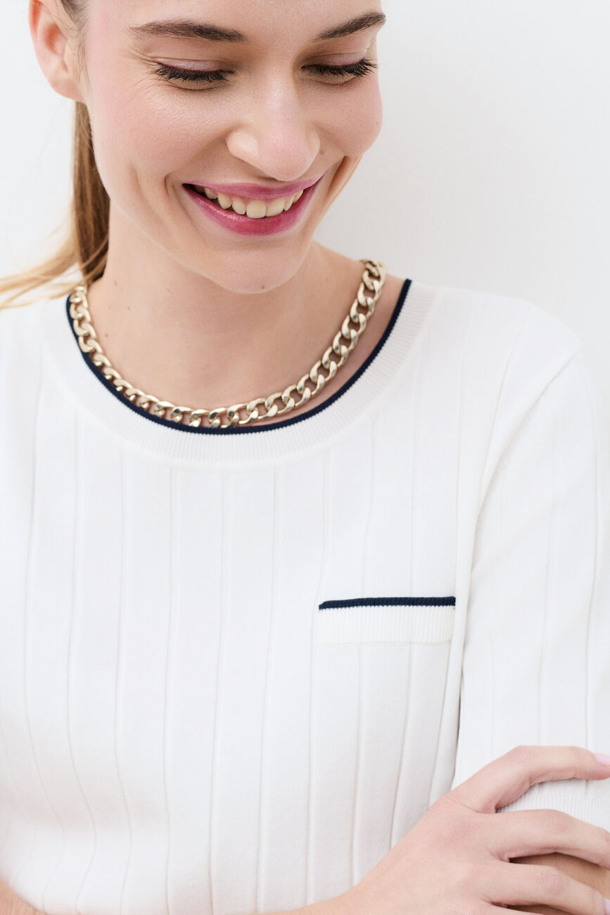 Pull Camilla ecru femme