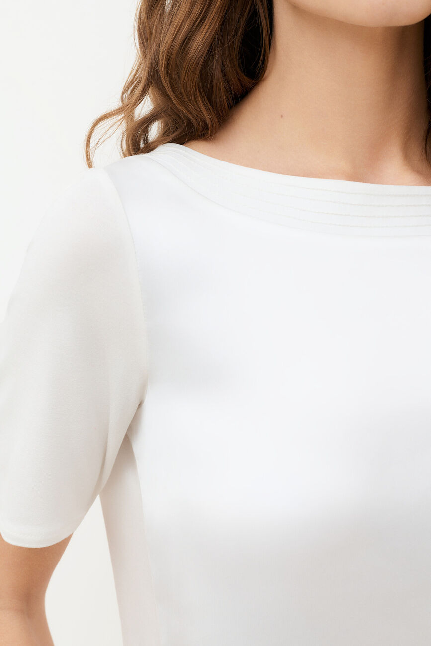 T-Shirt Trosi elfenbein damen