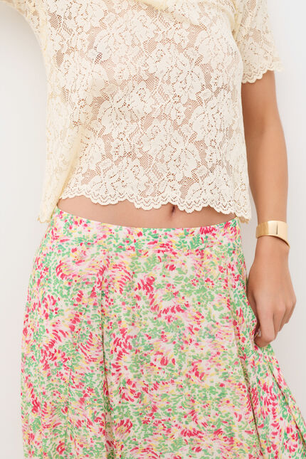 Jupe Jacinthe vert pomme femme