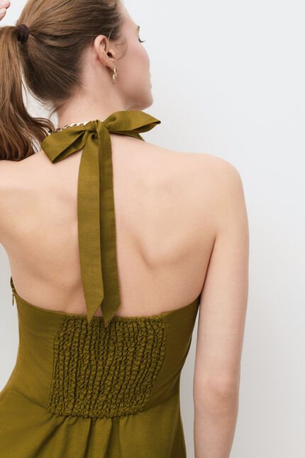 Robe Railey vert olive femme