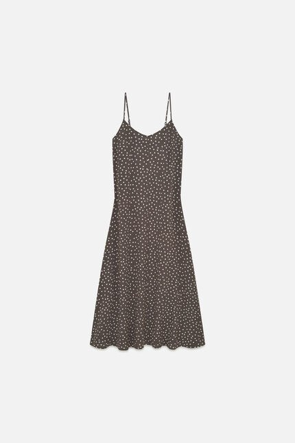 Robe Romalia marron chocolat femme